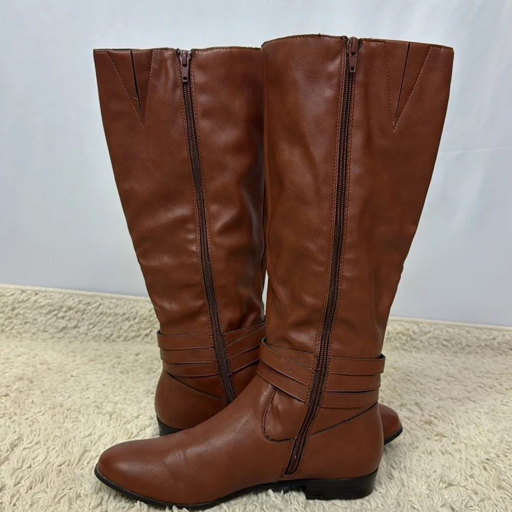 Style & Co Boots Size 8.5 Brown‎ Women’s